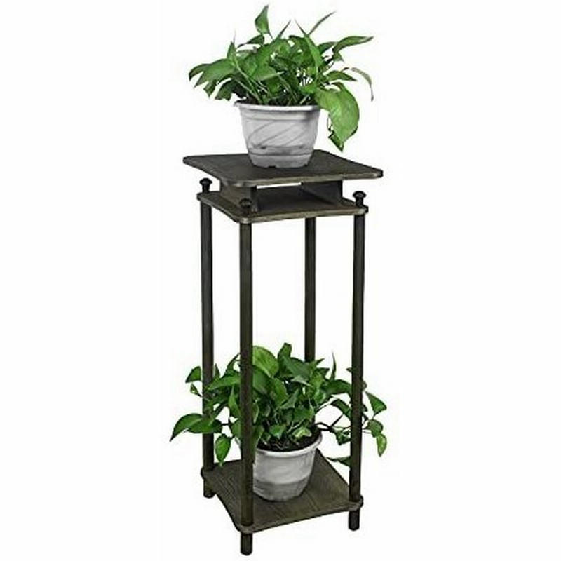 Gibolea 花台 フラワースタンド 木製 フラワーラック 花瓶台 鉢置き台 観葉植物 飾り台 植木鉢スタンド 玄関置物ラック アンティーク風 室内 屋外 高い 55cm 通販 Lineポイント最大get Lineショッピング