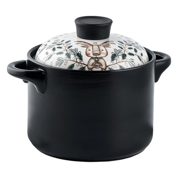 Royal Duke 有古窯 鋰輝石日式直身砂鍋 3.5L 童趣小鹿  1個