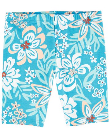 Kid Floral Bike Shorts