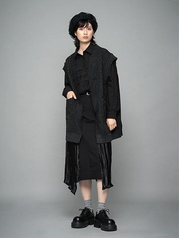 弧影魅力長裙(J044LL201CA) - JUJURY COLLECTION