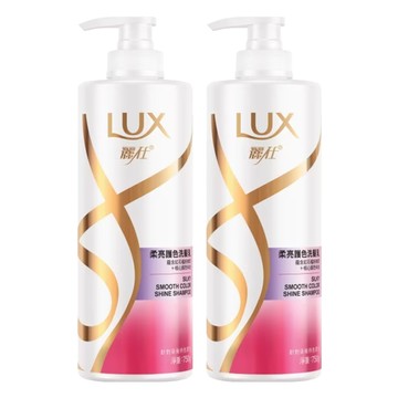 LUX 麗仕 柔亮護色洗髮乳 750g 針對染後髮質需求  2瓶