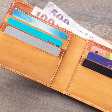 /可客製/ 經典短夾 搭色卡夾款 / 缺皮CHAPI  禮物 送男生 皮夾