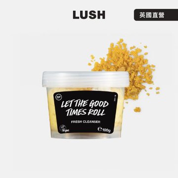 【LUSH 嵐舒】爆米花洗面膏 100g(柔軟肌膚/亮澤肌膚/去角質)