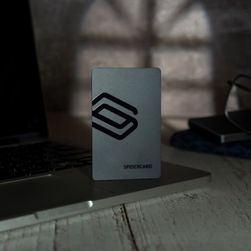 【SpiderCard】 數位NFC電子名片 - 月光黑