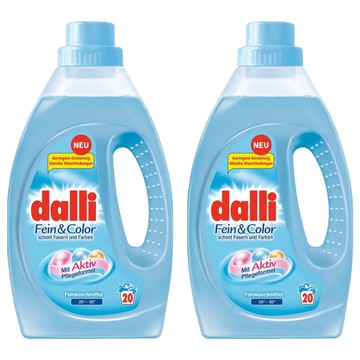 dalli 達麗 極致呵護洗衣精 保護衣物材料與光澤 手洗也不刺激皮膚  1.1L  2瓶