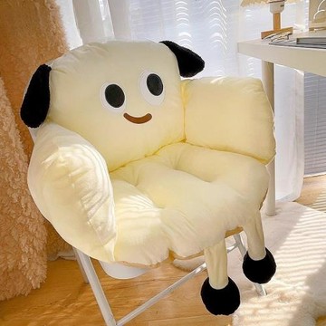 學生宿舍坐墊靠背一體秋冬椅子躺椅墊子教室辦公室久坐屁墊