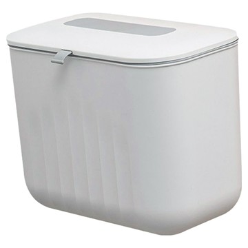 廚房浴室壁掛垃圾桶-7L  26 x 21 x 16cm  簡約白