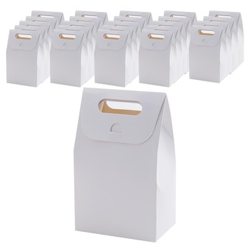 9號立式手提盒 + 貼紙  白色  25組