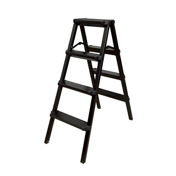 4階 加厚款輕型鋁梯-2色黑色