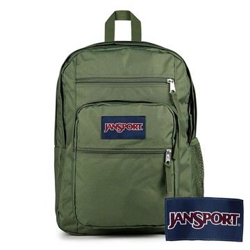 【JANSPORT】BIG STUDENT後背包34L『軍綠』0A47JK 戶外 露營 健行 休閒 時尚 旅遊 書包 後背包