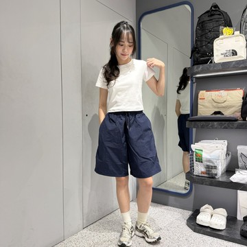 【MasCool】速乾防潑水休閒短褲 尼龍短褲 尼龍工作褲 輕量 工作褲 短褲 微寬短褲 尼龍 抽繩 鬆緊帶