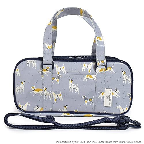 LAURA ASHLEY 絵の具セット 男の子 かわいい メッシュ 画材セット ショルダーベルト付き 水彩 絵の具入り DOGS カラフルキャンディス