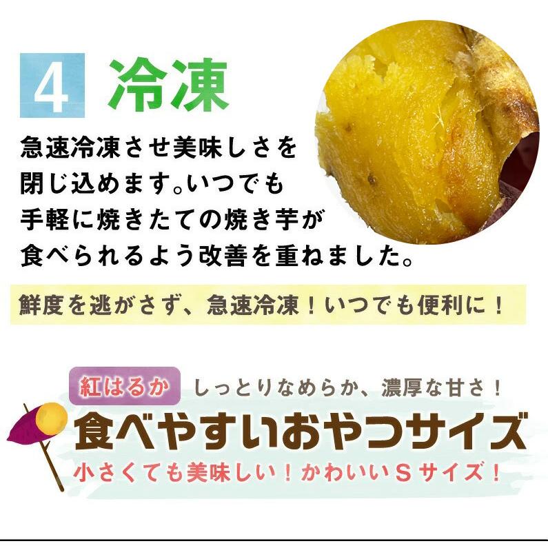 焼き芋 冷凍 紅はるか 冷やし焼き芋 鹿児島県産 Aランク 完熟紅はるか焼き芋 1.5kg（500g×3袋）ギフト クール