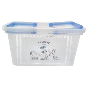 T'S FACTORY S/N 塑膠手提籃 227501  13 x 25 x 18cm  藍色  1個