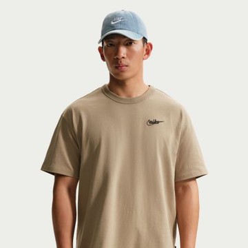NIKE 短袖上衣 男 寬鬆 AS M NSW PREM GFX TEE 卡其 IV2639-247