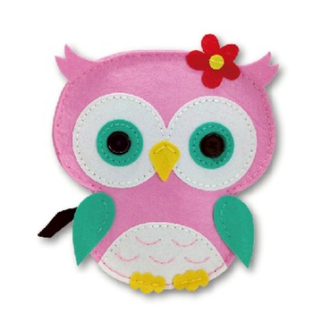 Fairy Land【材料包】貓頭鷹後背包-粉紅