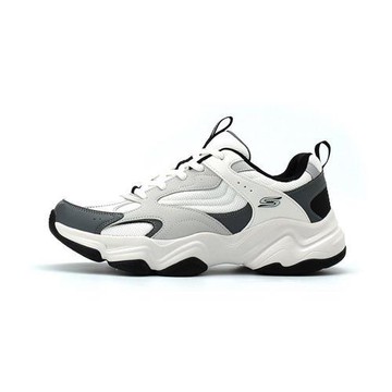 SKECHERS BOBS DIEGO 綁帶運動鞋 白 118330WMLT 男鞋