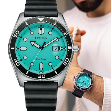 CITIZEN 星辰 GENT’S 大膽玩色潮流男錶-AW1760-14X