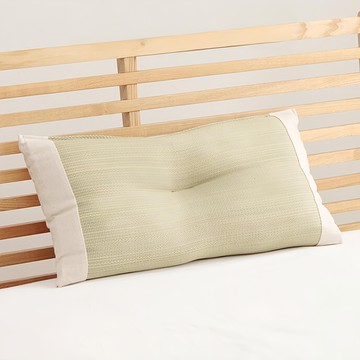 IKEHIKO日本池彥 藺草枕頭 AskDoctors 日本製造 天然藺草 純淨無染色 低反發泡棉 藺草纖維 PE管  30 x 50 x 8cm  1個