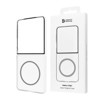 Samsung 原廠公司貨 Z Flip7 透明磁吸保護殼 FFF766 (盒裝)