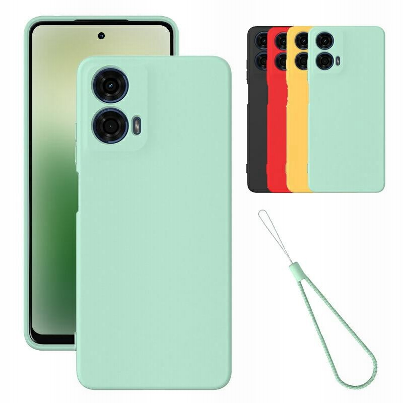 moto g24 新品ケース付き Moto G24 ケース 耐衝撃 カバー ソフトケース ストラップ付き
