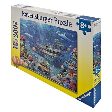 Ravensburger 維寶 拼圖 海底新發現 200片 Set  XXL  1盒