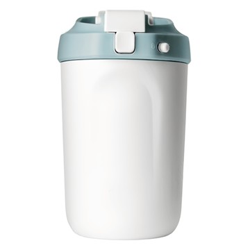 SADOMAIN 仙德曼 316不鏽鋼雙飲吸管直飲隨行杯  1個  500ml  土耳其藍