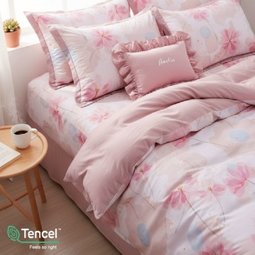 兩用被床包組/夢幻天絲xMicro超細旦纖維/2553米菈