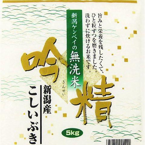 お米 5kg 《 無洗米 》 新潟県産 こしいぶき （令和5年産） 5kg 