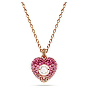 Idyllia 鏈墜, 心形, 粉紅色, 鍍玫瑰金色調