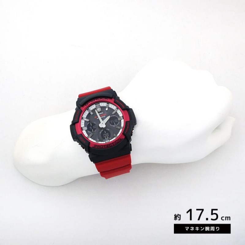 CASIO カシオ G-SHOCK ジーショック GAS-100RB-1A ブラック×レッド