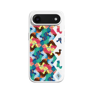 iPhone Air SolidX 白 - MITSUME - Colorful animals