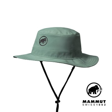 【Mammut長毛象】 Runbold Hat 休閒輕量透氣漁夫帽 深玉石綠 #1191-04613