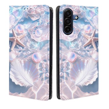 零錢插卡 彩繪貝殼 索尼 Xperia 10VII 1VI 5V 5II 1III 1VII 1IV 手機殼 翻蓋保護套