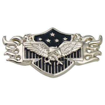 IVAN 50x25mm飛鷹國旗螺絲式飾片71502-05