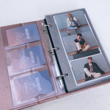 卡冊/名片冊 專輯小卡收納冊游戲球星卡收藏冊明信片門票追星集卡活頁冊定製【HZ64038】