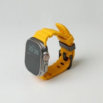 加寬款硅膠運動防水錶帶 適用Apple watch11錶帶 iwatch錶帶 全系列通用錶帶 當季錶帶