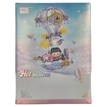 LoZ 積木玩具 音樂熱氣球 666片 4111 12.5 x 10.5 x 18cm 3歲以上  1盒