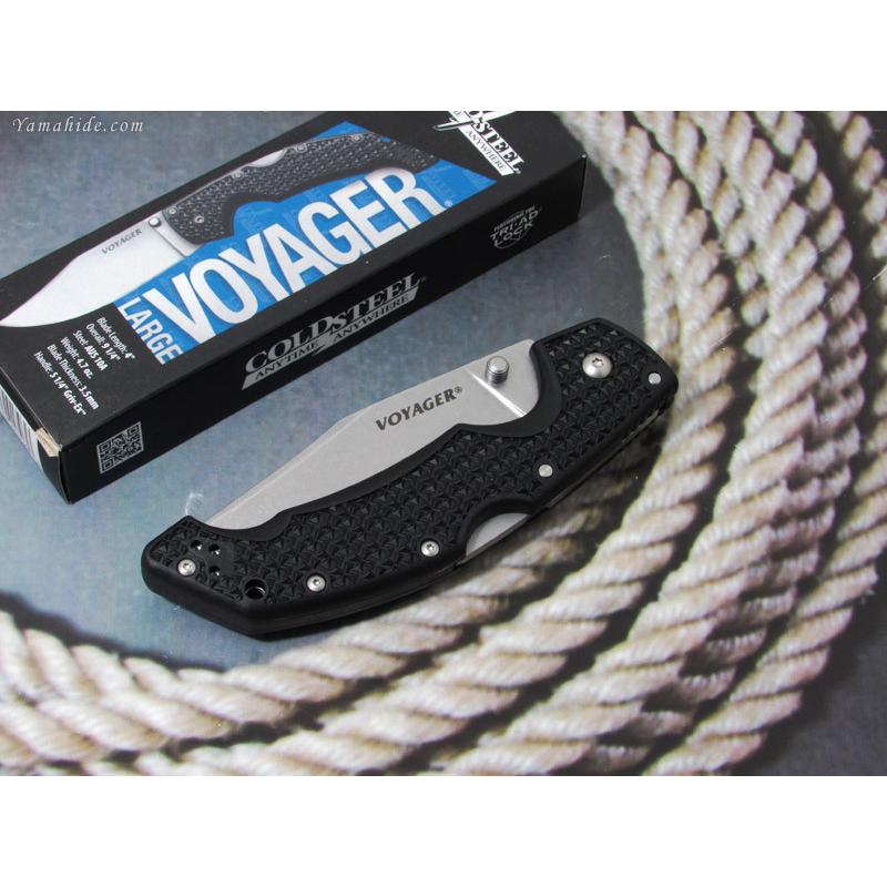 コールドスチール CS-29AC ヴォヤージャー ラージ AUS10A クリップポイント 直刃 折り畳みナイフ COLD STEEL Voyager Large Clip Point Plain Edge AUS10A