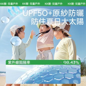 【官方正品】KK樹兒童速乾衣 男童女孩防曬T恤 寶寶長袖上衣 防紫外線 吸溼速幹 夏季新款遮陽上衣
