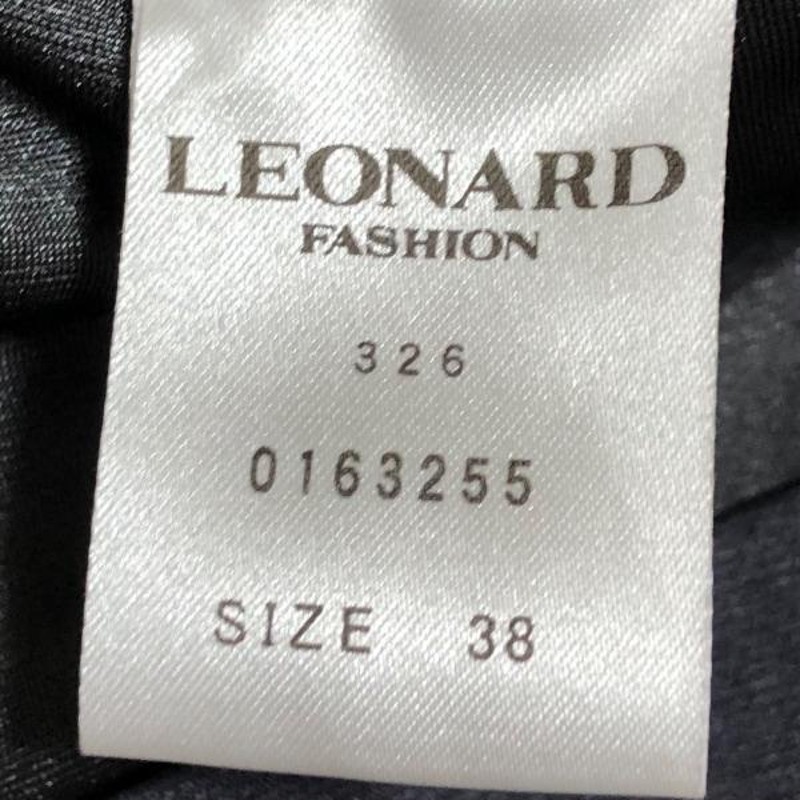 レオナール LEONARD パンツ サイズ38 M レディース - ダークグレー