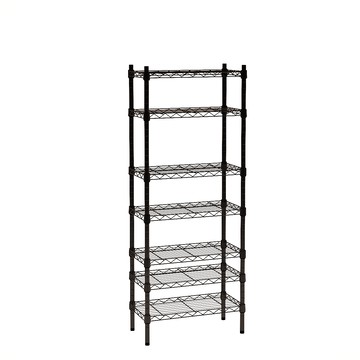 【客尊屋】粗管/小資型 35X60X150Hcm 黑武士七層架