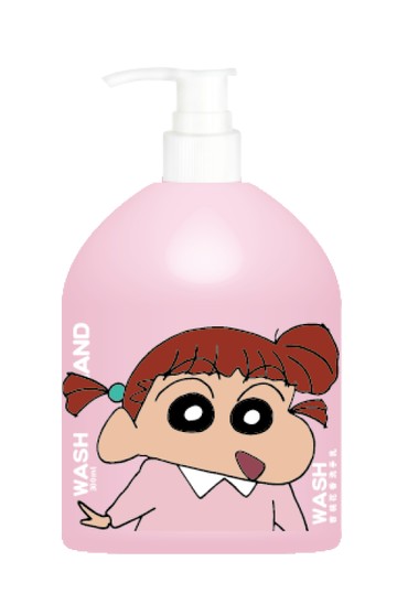 蠟筆小新杏桃花洗手乳300ml妮妮款