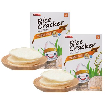 脆妮妮 nutrinini - 起司米餅(10入/盒)x2-45gx2