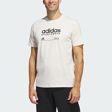 adidas 愛迪達 上衣 男款 短袖上衣 運動 亞規 白 HR3002