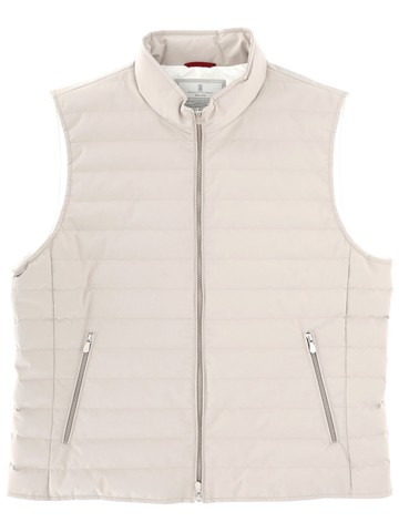 brunello cucinelli padded vest