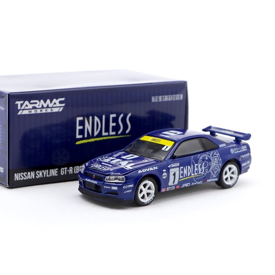 ミニカー 1/64 Tarmac Works GREENLIGHT スカイラインGTR GT-R R34