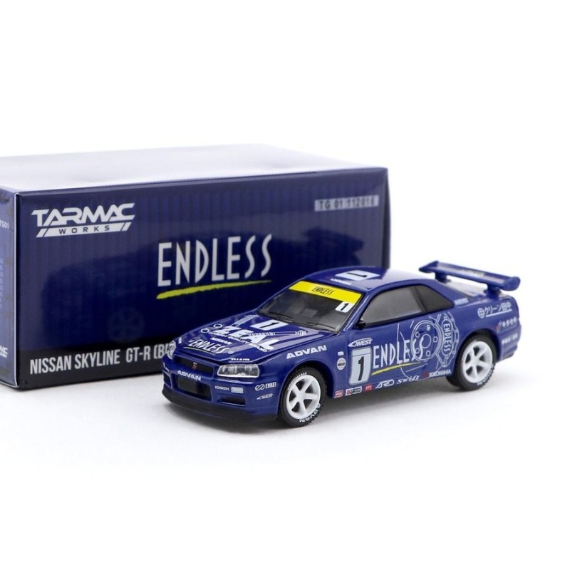 ミニカー 1/64 Tarmac Works GREENLIGHT スカイラインGTR GT-R R34 