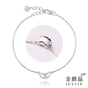 金緻品 鉑金手鍊 豆映初心 PT950鉑金