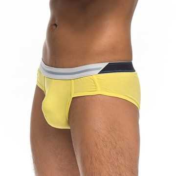 性感 中低腰三角褲 - 糖果黃